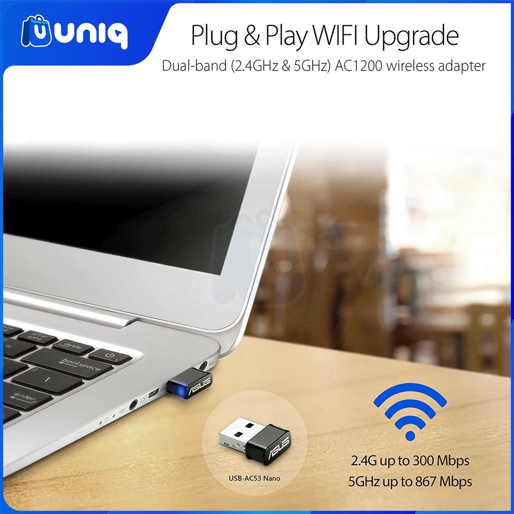 SALE!!! ASUS USB-AC53 Dual-band Wireless-AC1200 USB WiFi Adapter