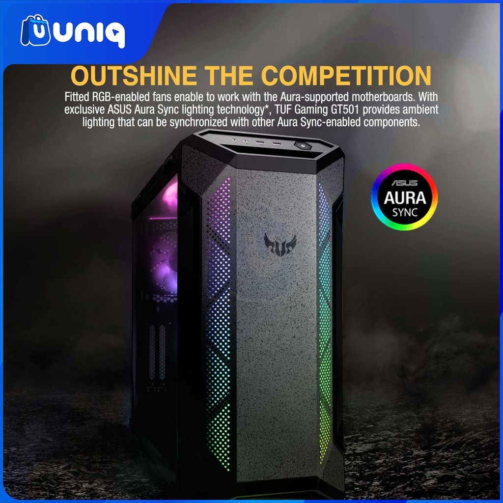 SALE!!! ASUS TUF Gaming GT501 Mid Tower Gaming Case (Black)