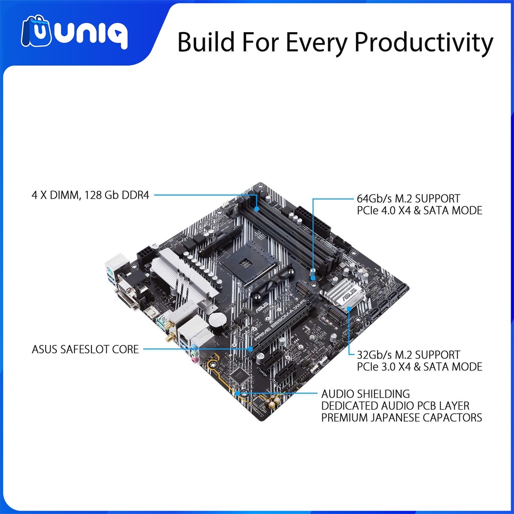 SALE!!! ASUS PRIME B550M-A WIFI II AMD B550 Micro-ATX Motherboard