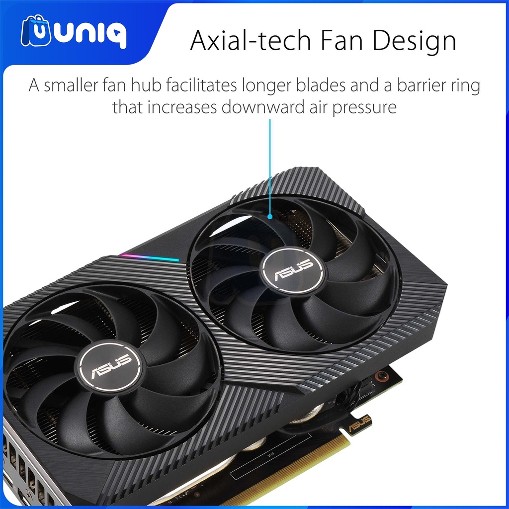 SALE!!! ASUS Dual GeForce RTX 3060 V2 OC Edition 12GB GDDR6 Graphics Card (DUAL-RTX3060-O12G-V2)