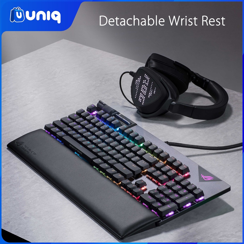 SALE!!! ASUS ROG Strix Flare II Gaming Mechanical Keyboard (PBT/NX BLUE)
