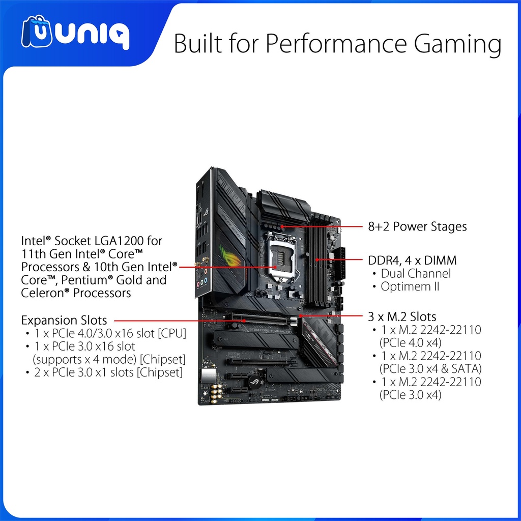 ASUS ROG STRIX B560-F GAMING WiFi ATX Motherboard