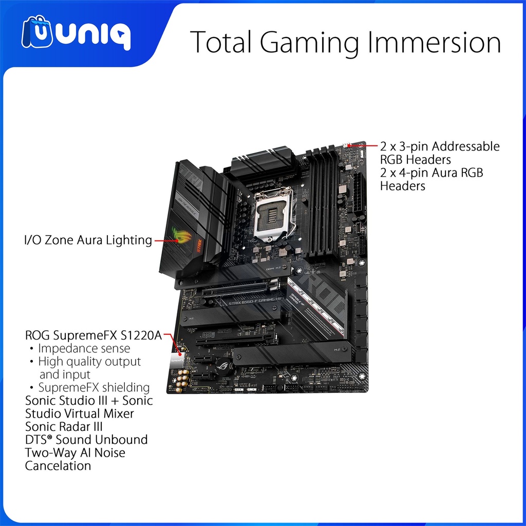 ASUS ROG STRIX B560-F GAMING WiFi ATX Motherboard