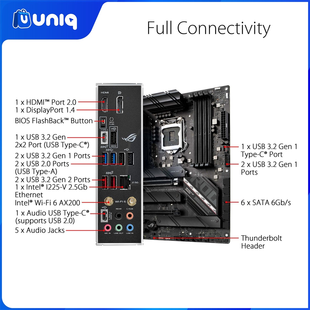 ASUS ROG STRIX B560-F GAMING WiFi ATX Motherboard