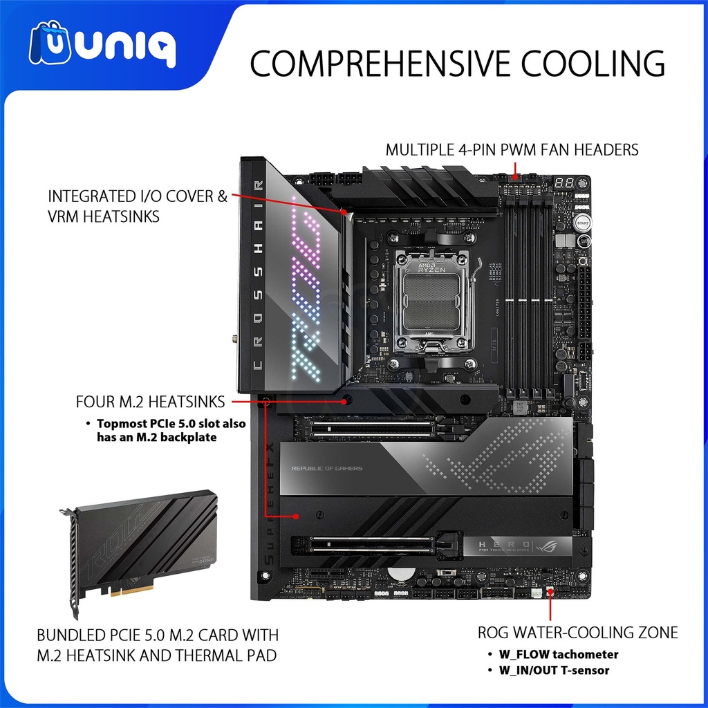 SALE!!! ASUS ROG Crosshair X670E Hero ATX Motherboard