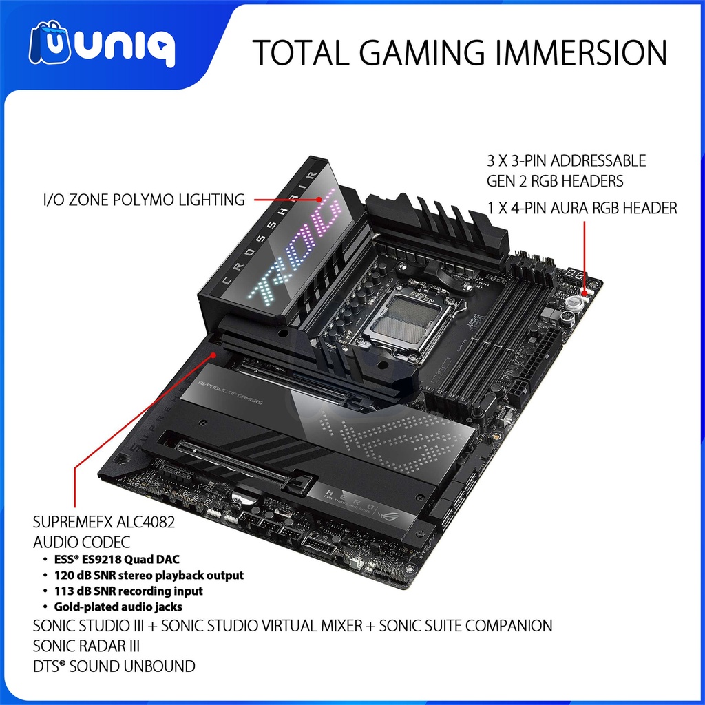 SALE!!! ASUS ROG Crosshair X670E Hero ATX Motherboard