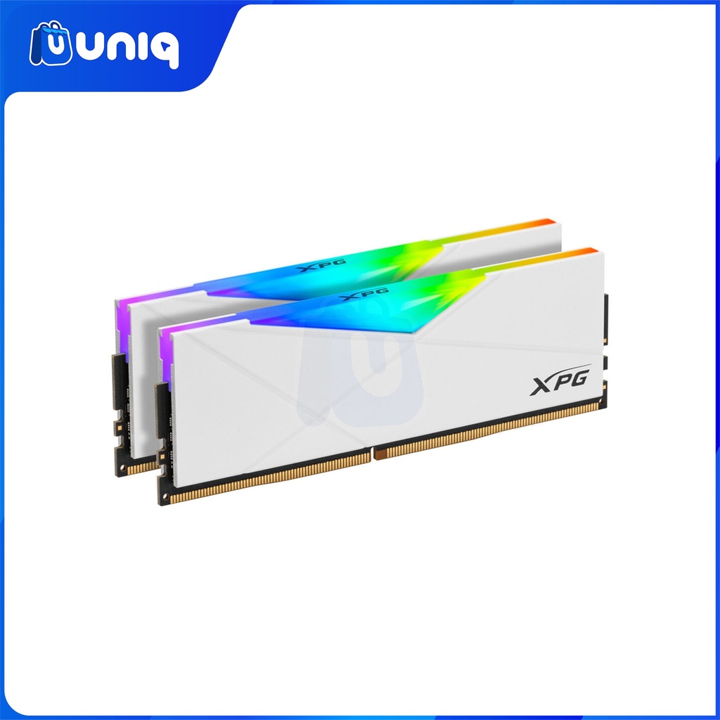 Adata XPG Spectrix D50 White 2x8GB DDR4 RGB Memory Module (AX4U36008G18I-DW50)