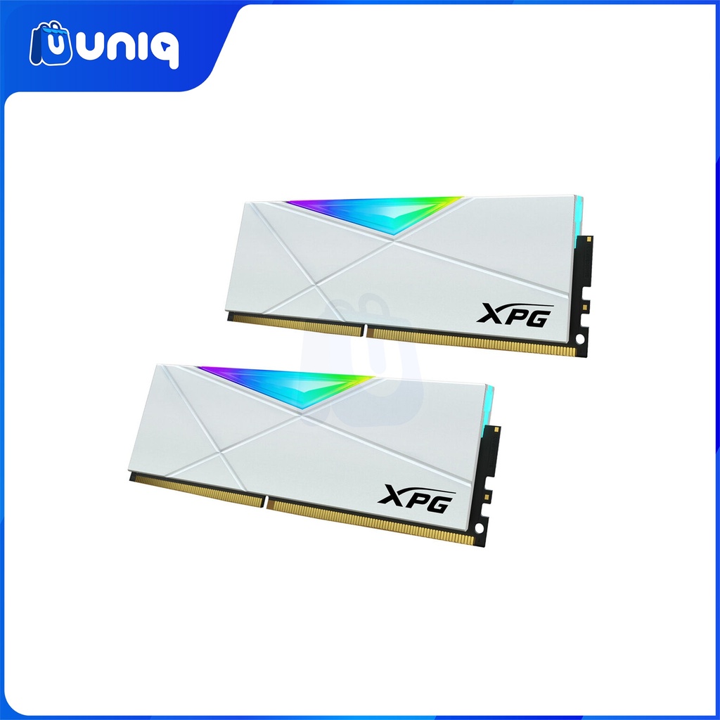 Adata XPG Spectrix D50 White 2x8GB DDR4 RGB Memory Module (AX4U36008G18I-DW50)