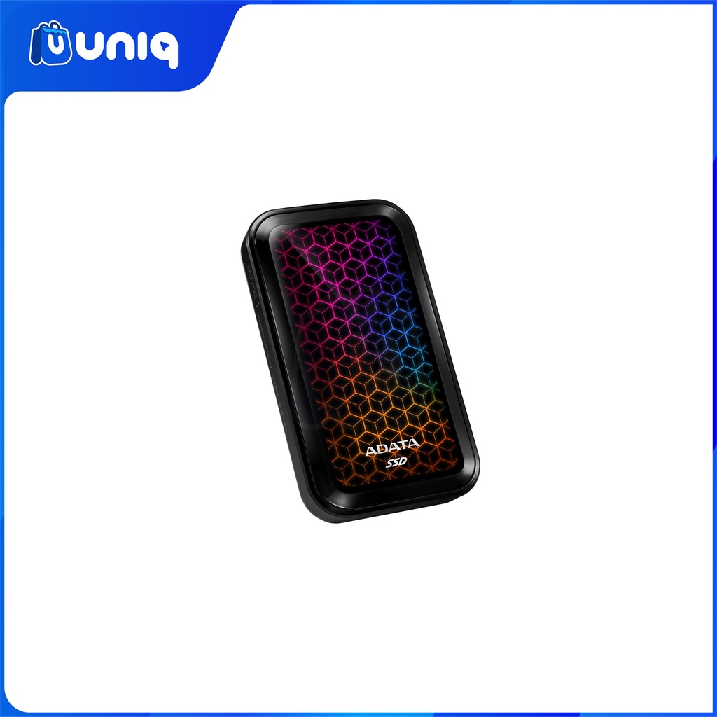 SALE!!! Adata SE770G 512GB RGB Type-C  Portable SSD(ASE770G-512GU32G2-CBK)