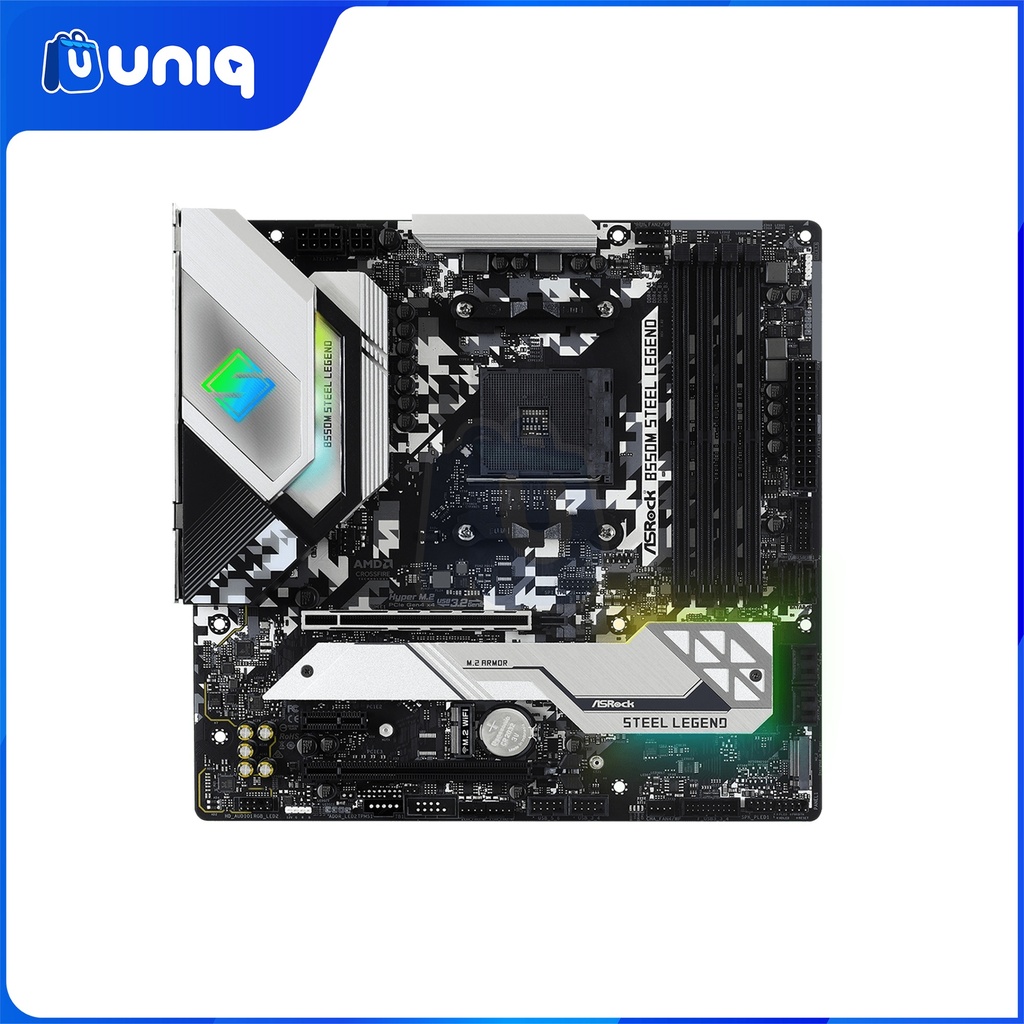 ASRock B550M Steel Legend Micro-ATX Gaming Motherboard