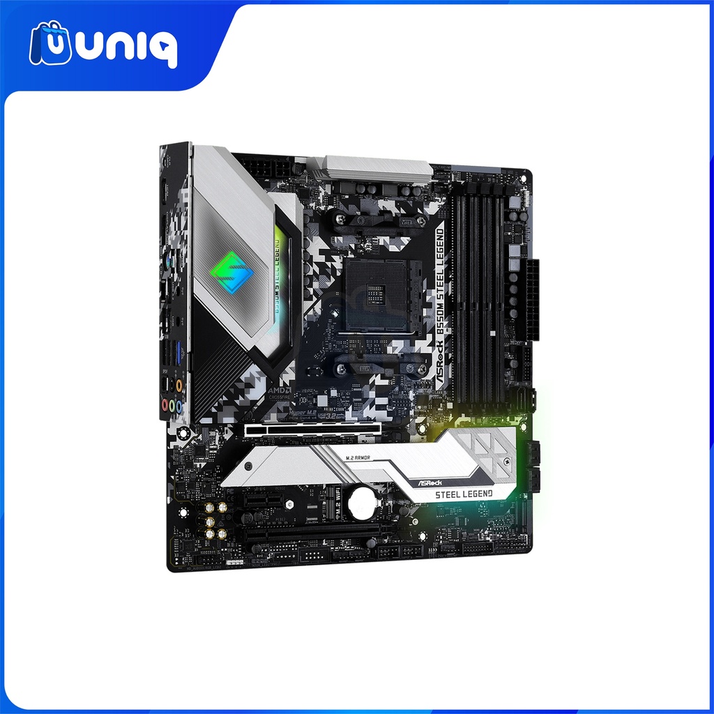 ASRock B550M Steel Legend Micro-ATX Gaming Motherboard