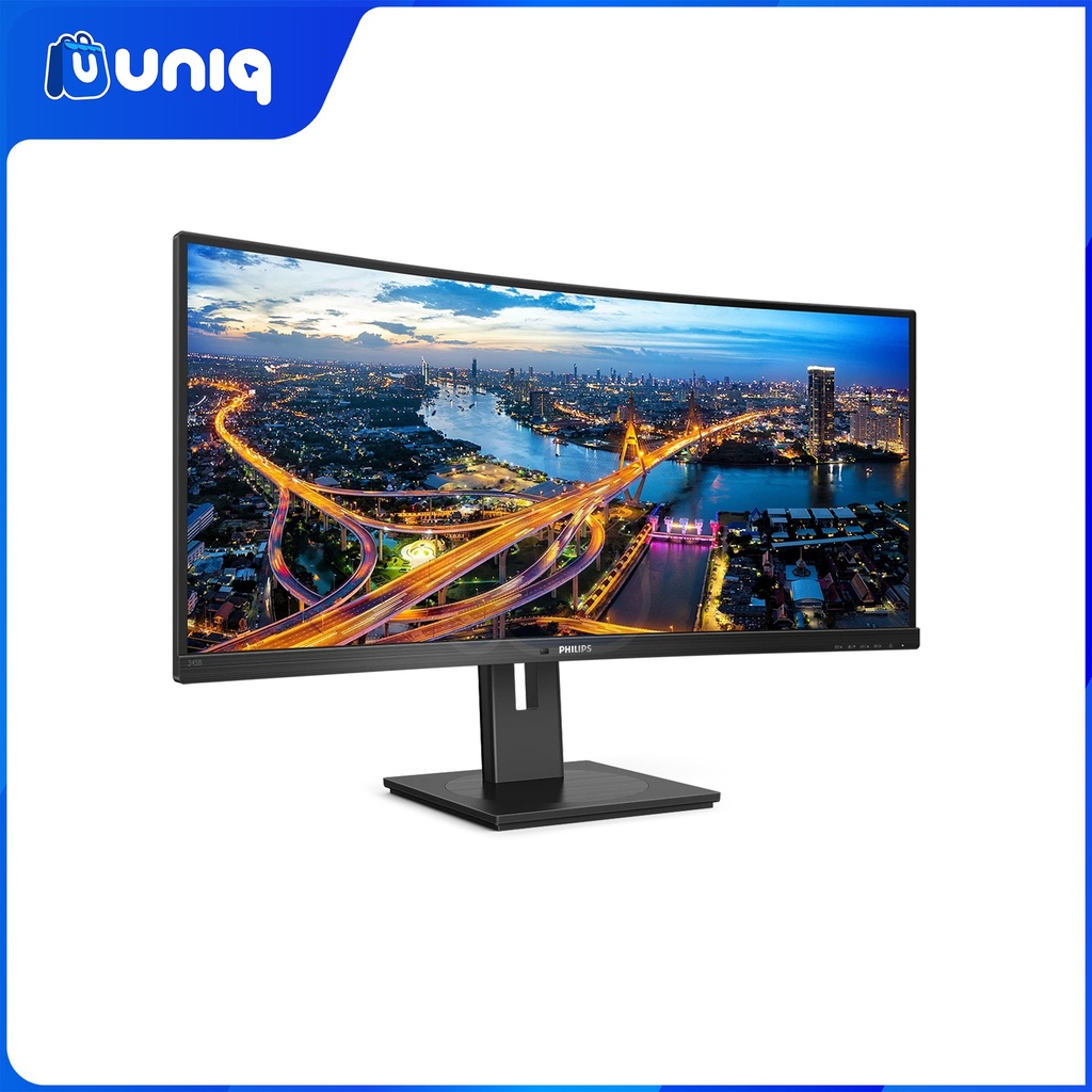 Philips 345B1C 34" Curved UltraWide LCD Display Business Monitor