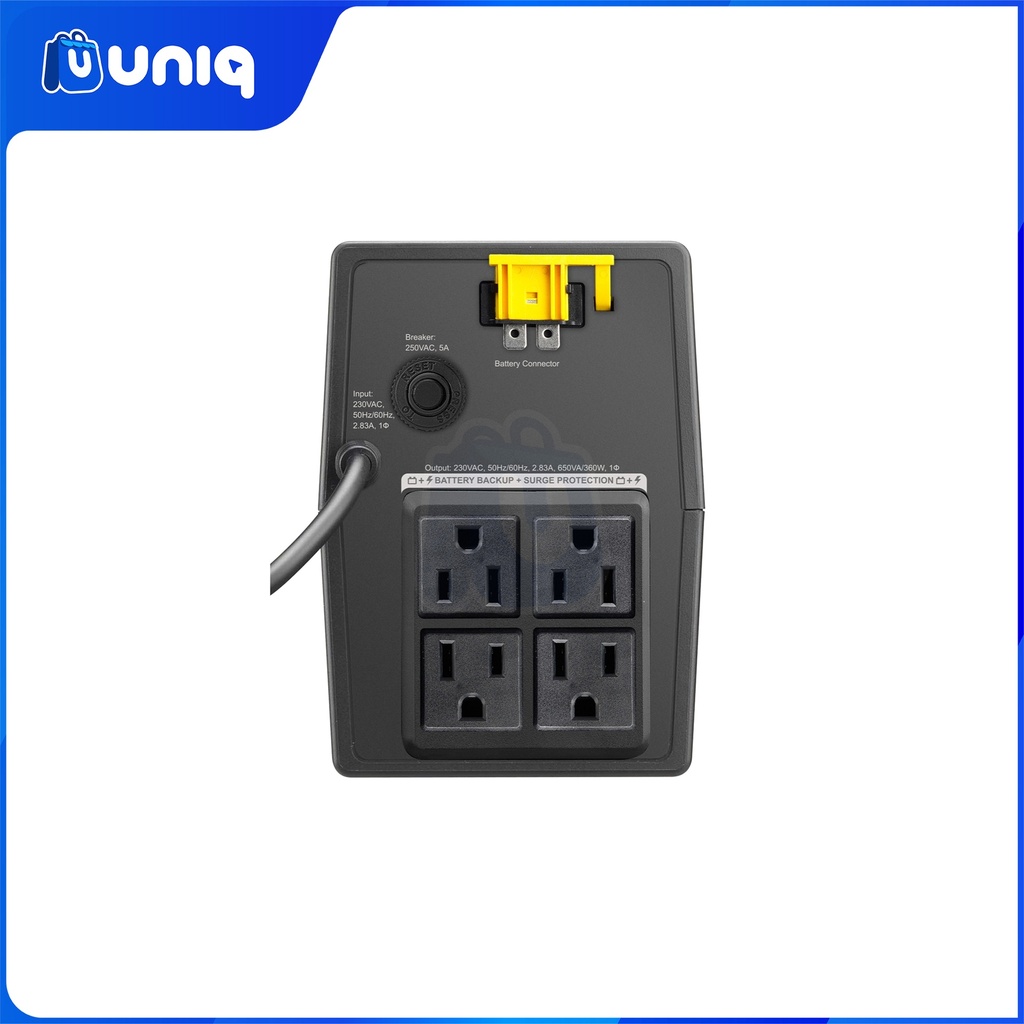APC Easy UPS BVX650I-PH BVX 650VA / 360W