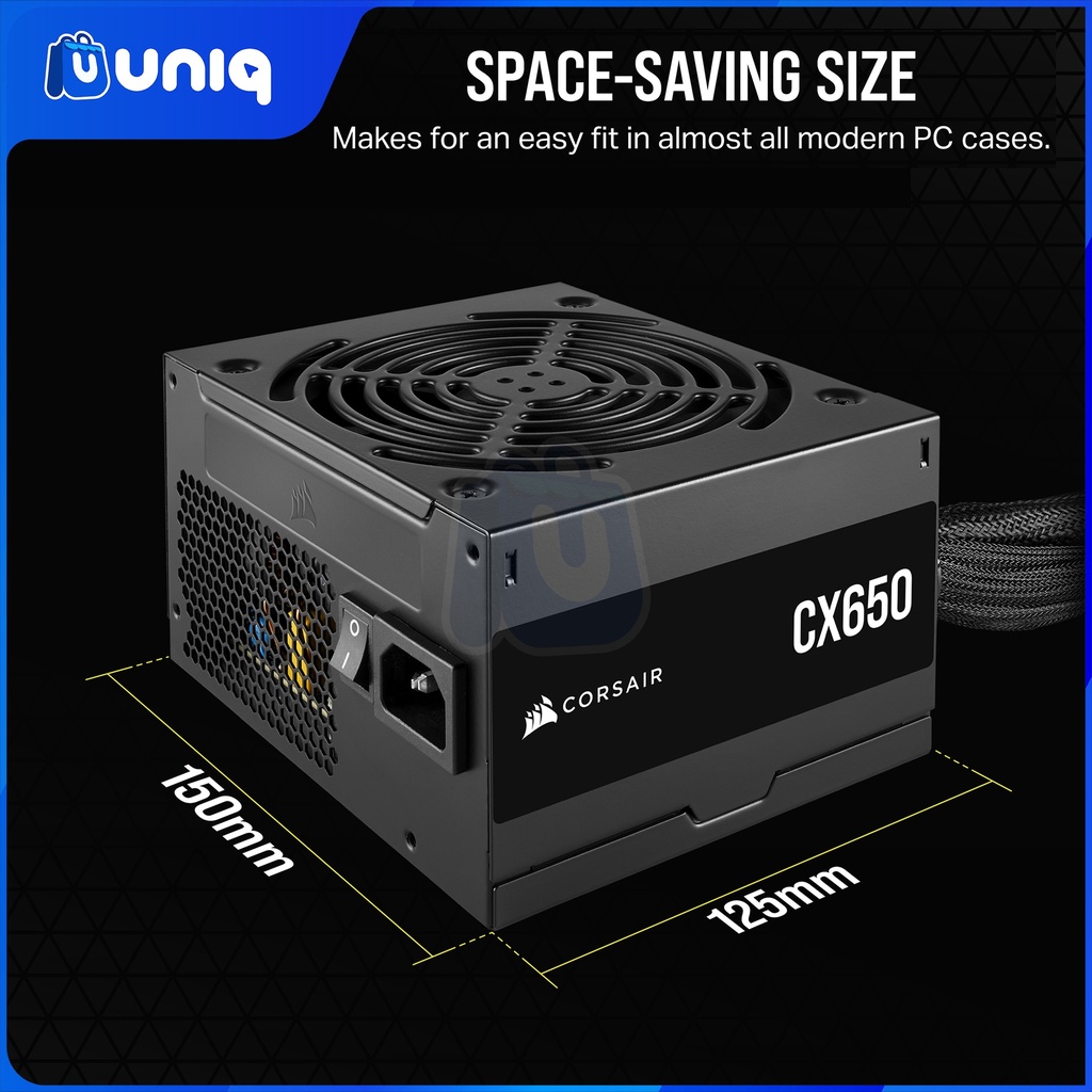 Corsair CX650 650W 80 Plus Bronze ATX Power Supply