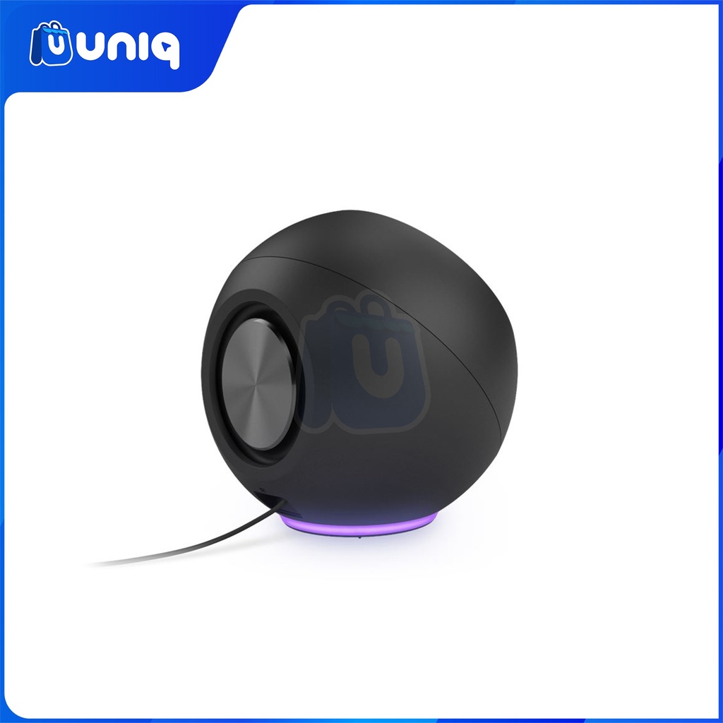 Creative Pebble SE Black (MF1725) 2.0 USB-C Powered PC Speakers with RGB Lighting