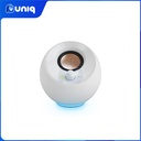 Creative Pebble SE White (MF1725) 2.0 USB-C Powered PC Speakers with RGB Lighting