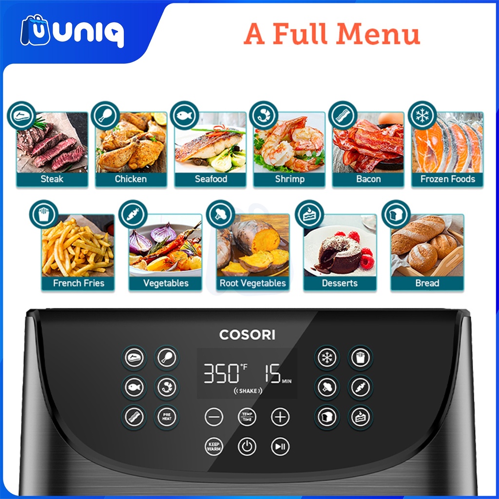 Cosori CP158-AF 5.5L Pro Air Fryer (Black)