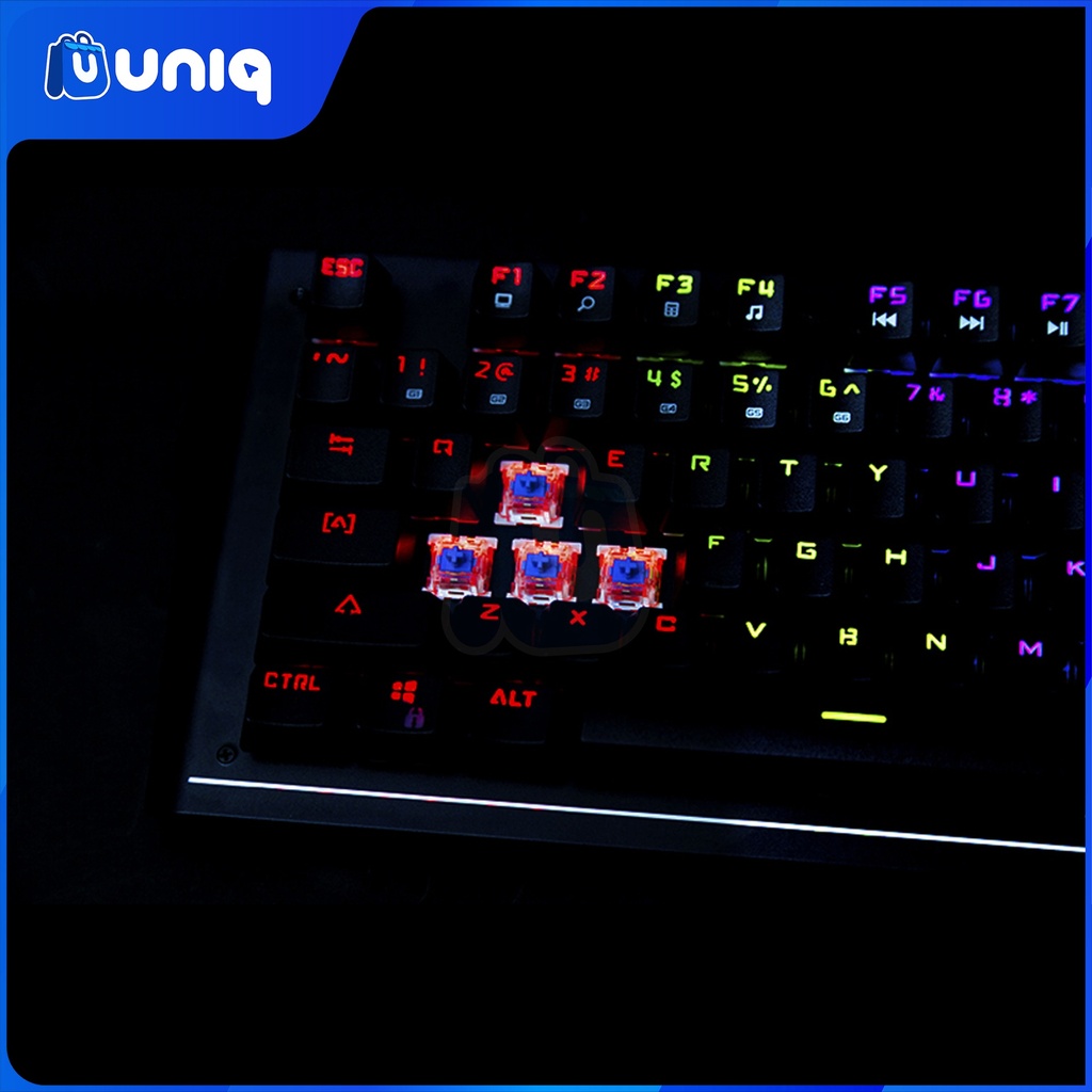SALE!!! Imperion KG-M10R Mech 10 104 Keys RGB Wired Mechanical Gaming Keyboard (Kailh LH Blue Switch)