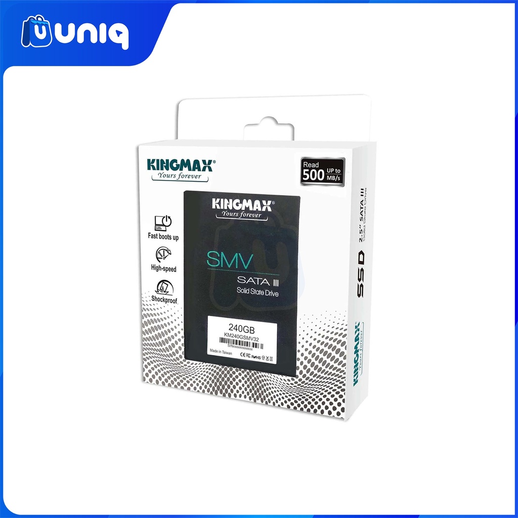 Kingmax 240GB SATA III 2.5” SSD (KM240GSMV32)