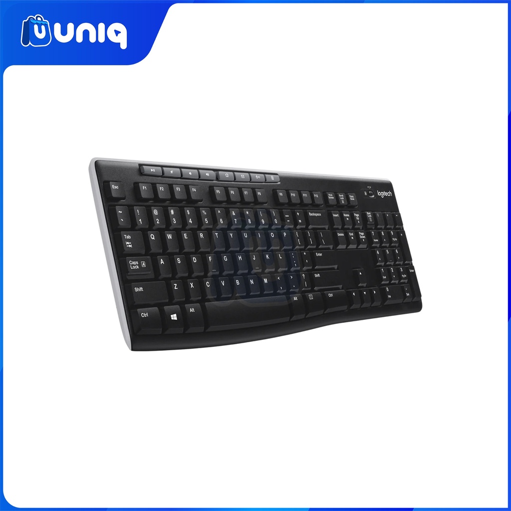 Logitech K270 Wireless Keyboard (Black)