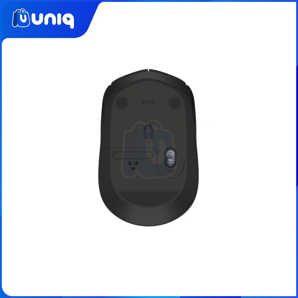 Logitech M170 Wireless Mouse (Black)