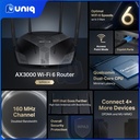 Mercusys MR80X AX3000 Dual-Band Wi-Fi 6 Router