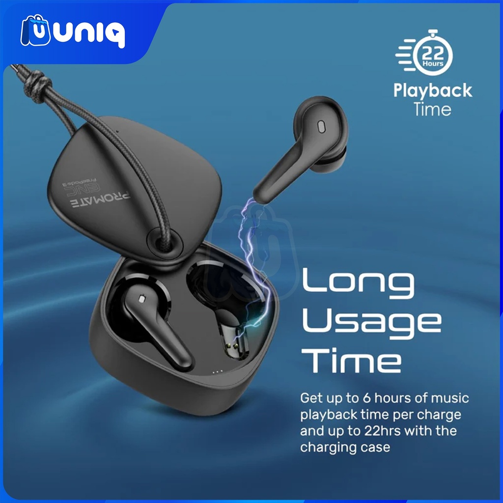 Promate FreePods-3 High Definition ENC Earphones