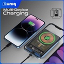 SALE!!! Promate LucidPack-10 10000mAh Transparent MagSafe Wireless Charging Power Bank (Blue)