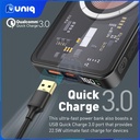 SALE!!!  Promate TransPack-5 5000mAh Transparent MagSafe Wireless Charging Power Bank (Black)