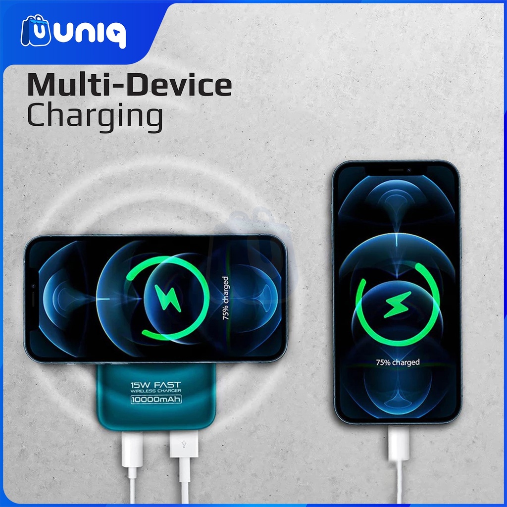 SALE!!! PowerMag-10+ 10000mAh Magsafe Wireless PowerBank (Blue)