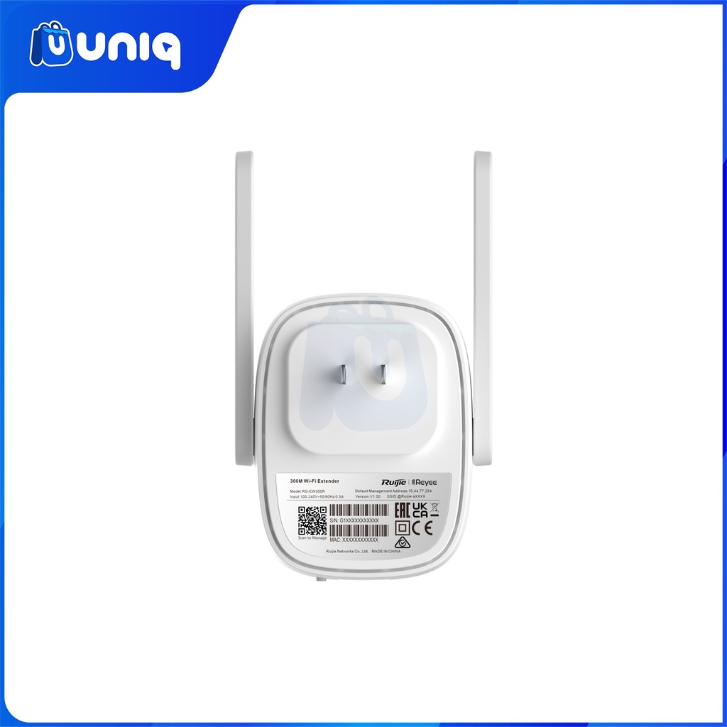 Reyee by Ruijie RG-EW300R 300Mbps Wi-Fi Extender