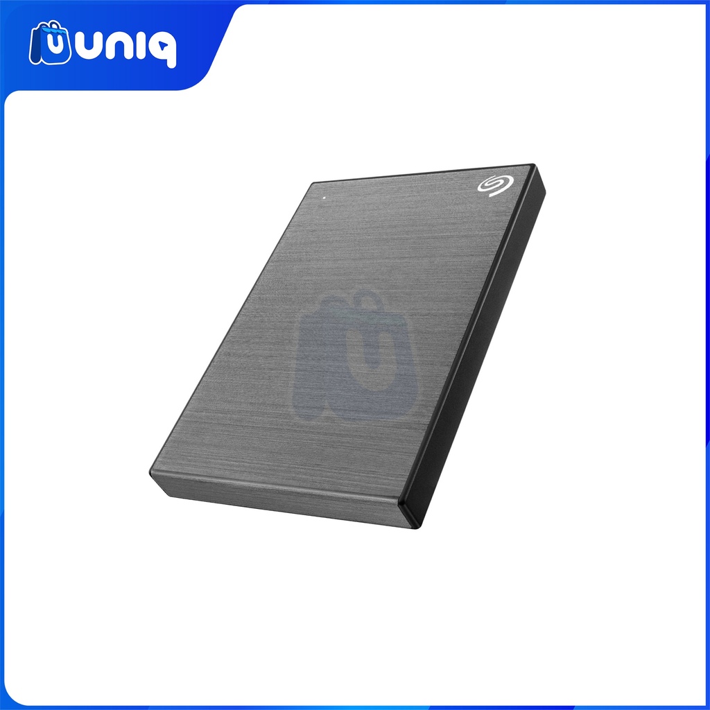 Seagate One Touch 1TB (Space Gray) Portable Hard Drive (STKY1000404) with FREE Seagate Pouch