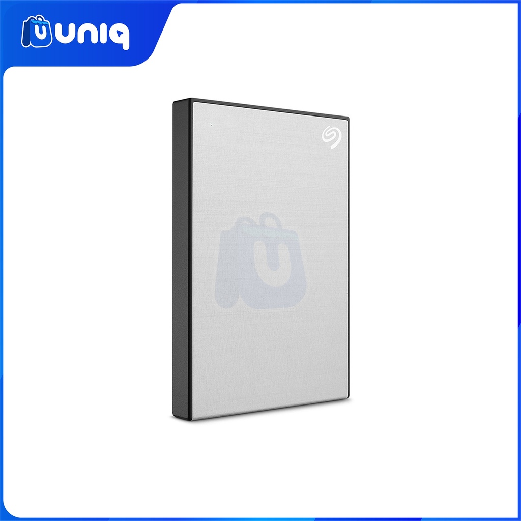 Seagate One Touch 2TB (Silver) Portable Hard Drive (STKY2000401) with FREE Seagate Pouch