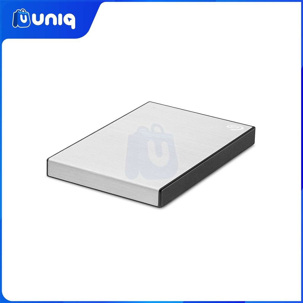 Seagate One Touch 2TB (Silver) Portable Hard Drive (STKY2000401) with FREE Seagate Pouch