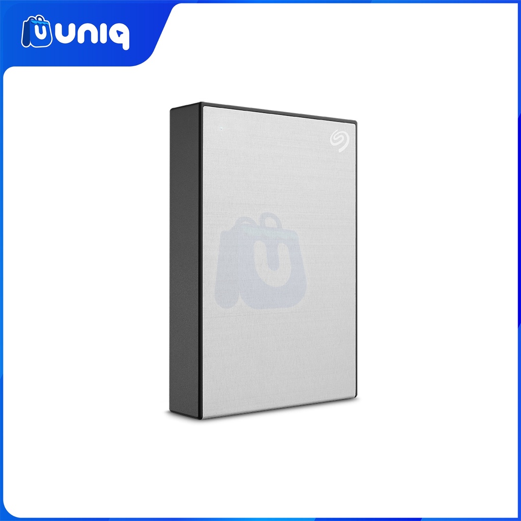 Seagate One Touch 5TB (Silver) Portable Hard Drive (STKZ5000401) with FREE Seagate Pouch