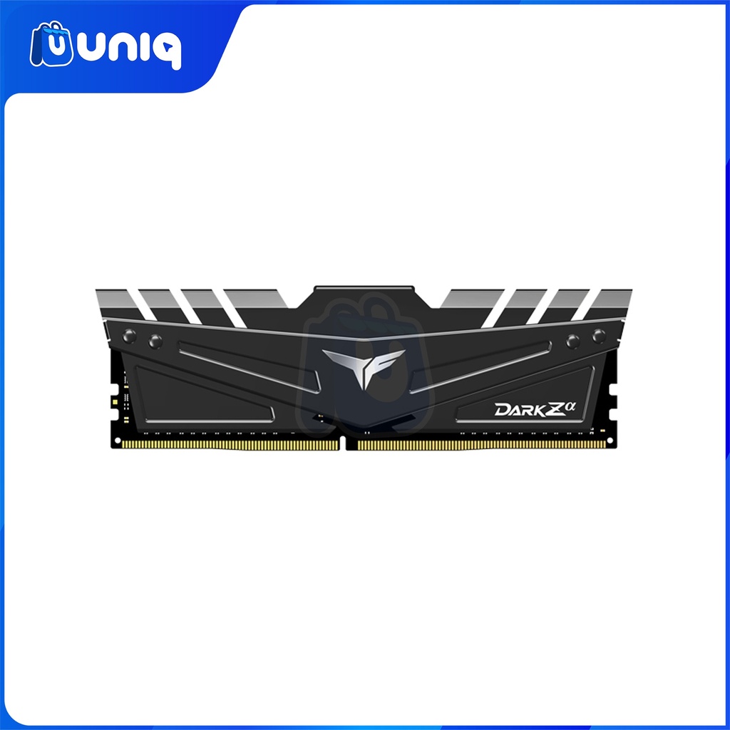 Team Elite DARK Za 16GB (2X8GB) BLACK DDR4 3200MHZ Desktop Memory