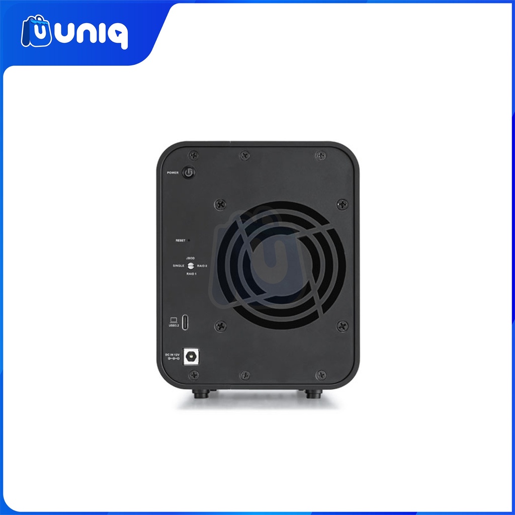 TerraMaster D2-320 USB 3.2 (Gen2) Type-C 2-bay External Hard Disk Enclosure