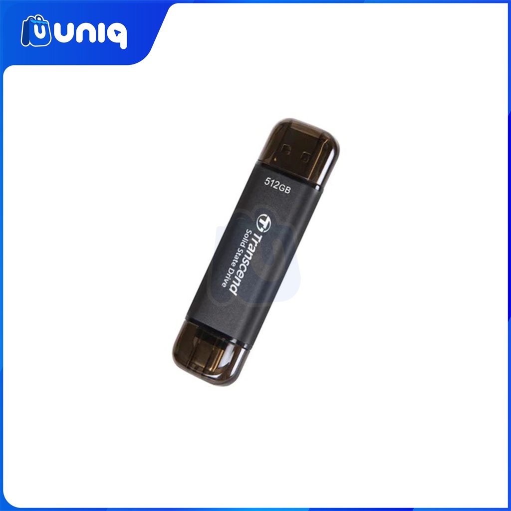 Transcend ESD310C/P/S 512GB Dual USB Portable SSD (TS512GESD310C/S/P) ~Choose Your Color