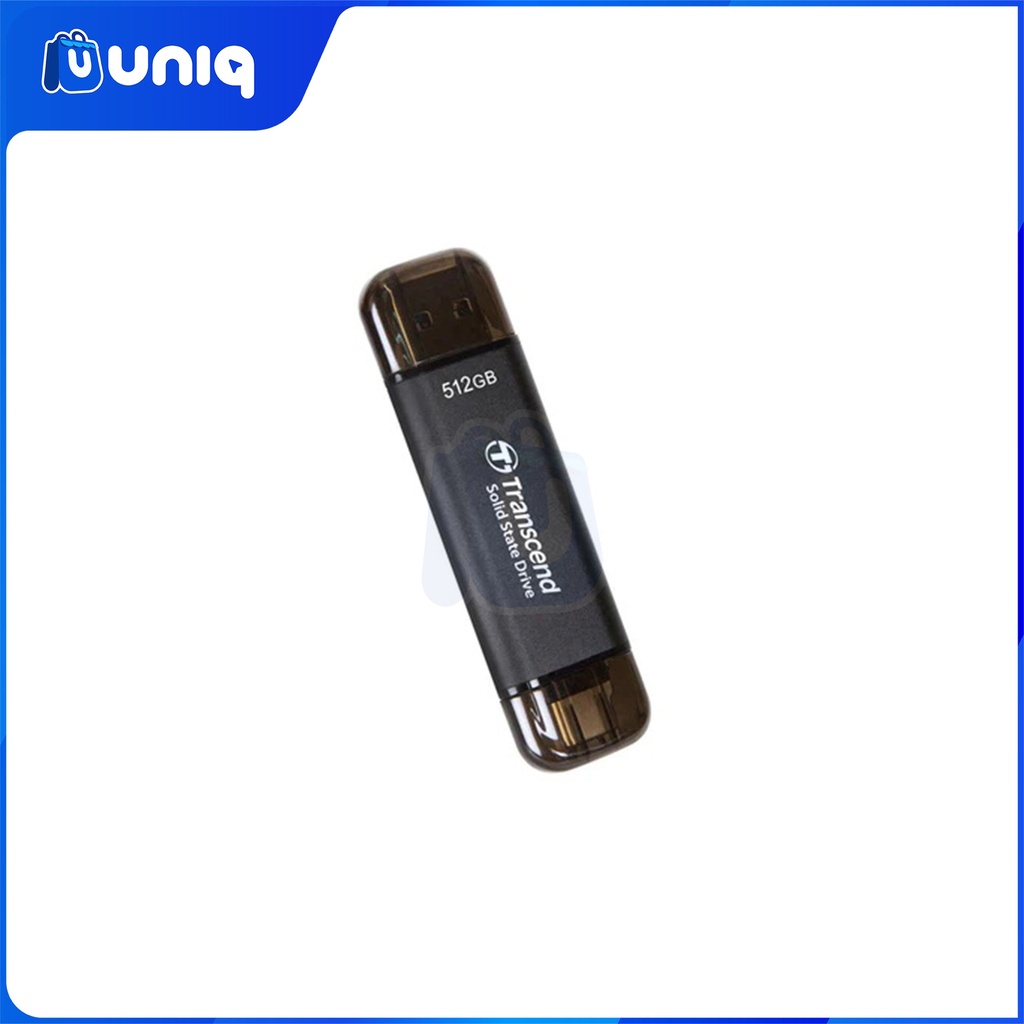 Transcend ESD310C/P/S 512GB Dual USB Portable SSD (TS512GESD310C/S/P) ~Choose Your Color
