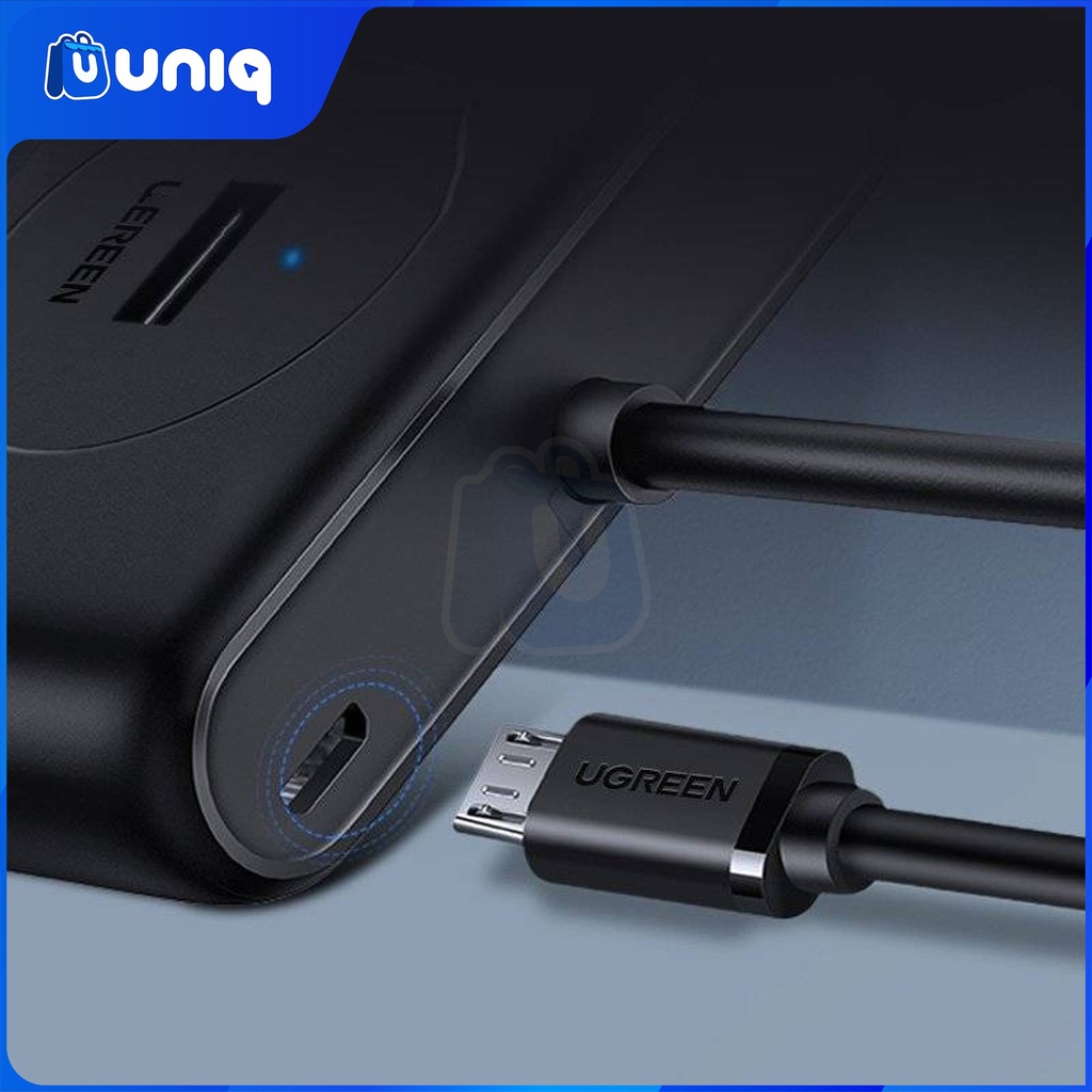 UGREEN 40850 USB 3.0 A With USB-C Adaptor 4 Ports HUB 1M Black