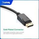 UGREEN 20415 DP Male to VGA Female Converter (15cm)