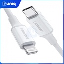 UGREEN 10493 USB-C to Lightning Cable 1m (White)