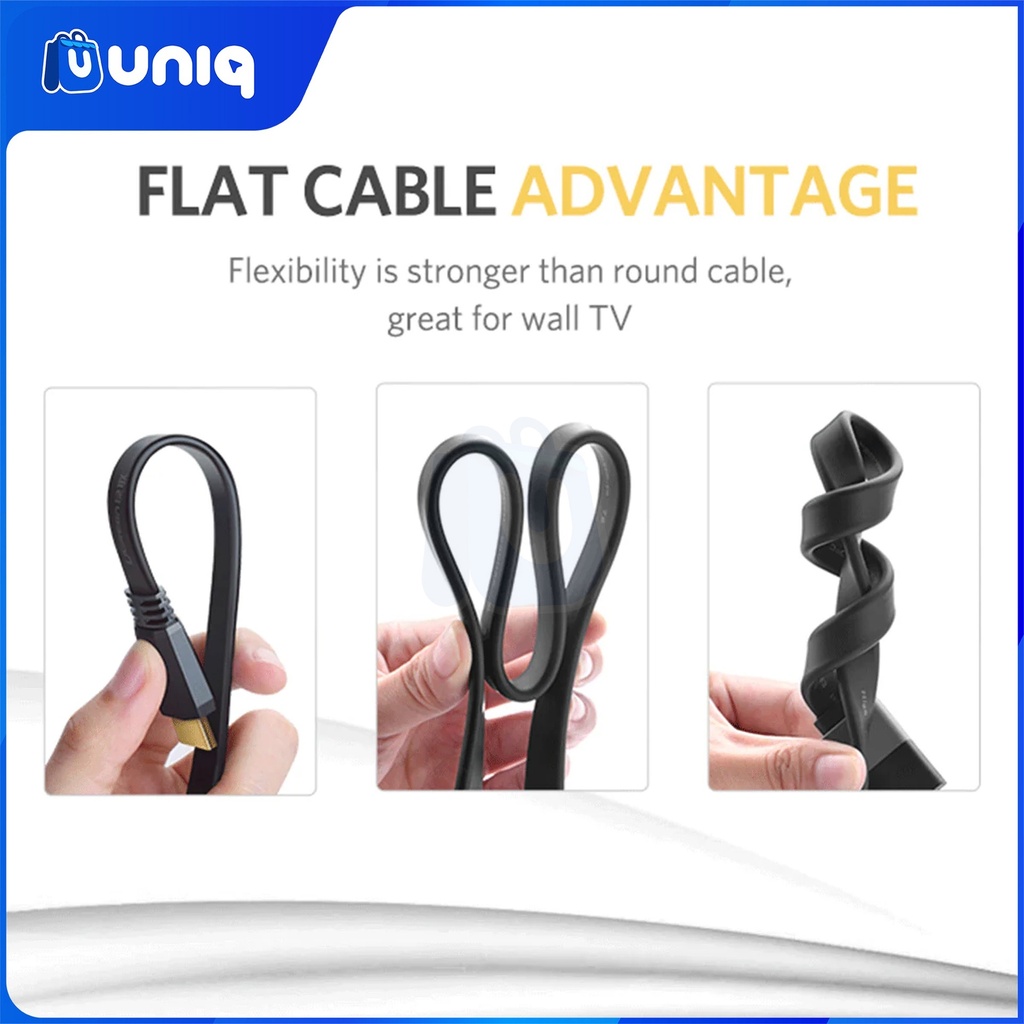 UGREEN 50819 HDMI Flat Cable 1.5m
