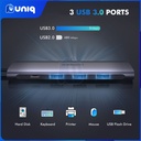 UGREEN 50209 USB-C to HDMI + USB 3.0*3 + PD Power Converter