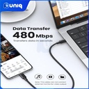 UGREEN 50997 USB Type C to Type C Cable 1m (Black)
