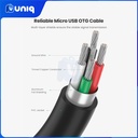 UGREEN 10396 Micro USB Male to USB-A Female Cable OTG Adapter Cable 15cm
