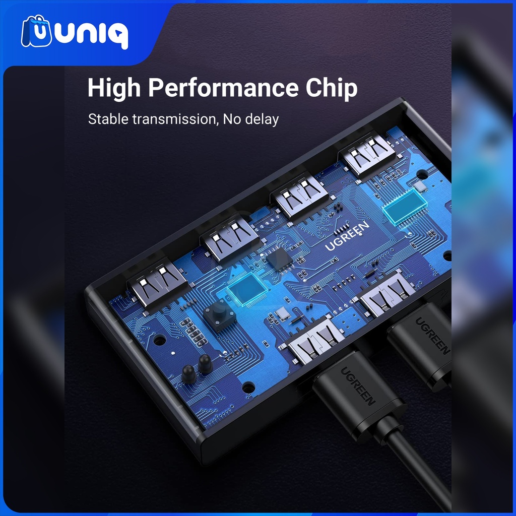 UGREEN 30768 2-in-4 Out USB Sharing Switch Box