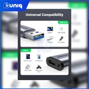 UGREEN 50533 USB 3.0 to USB-C Adapter (Gray)