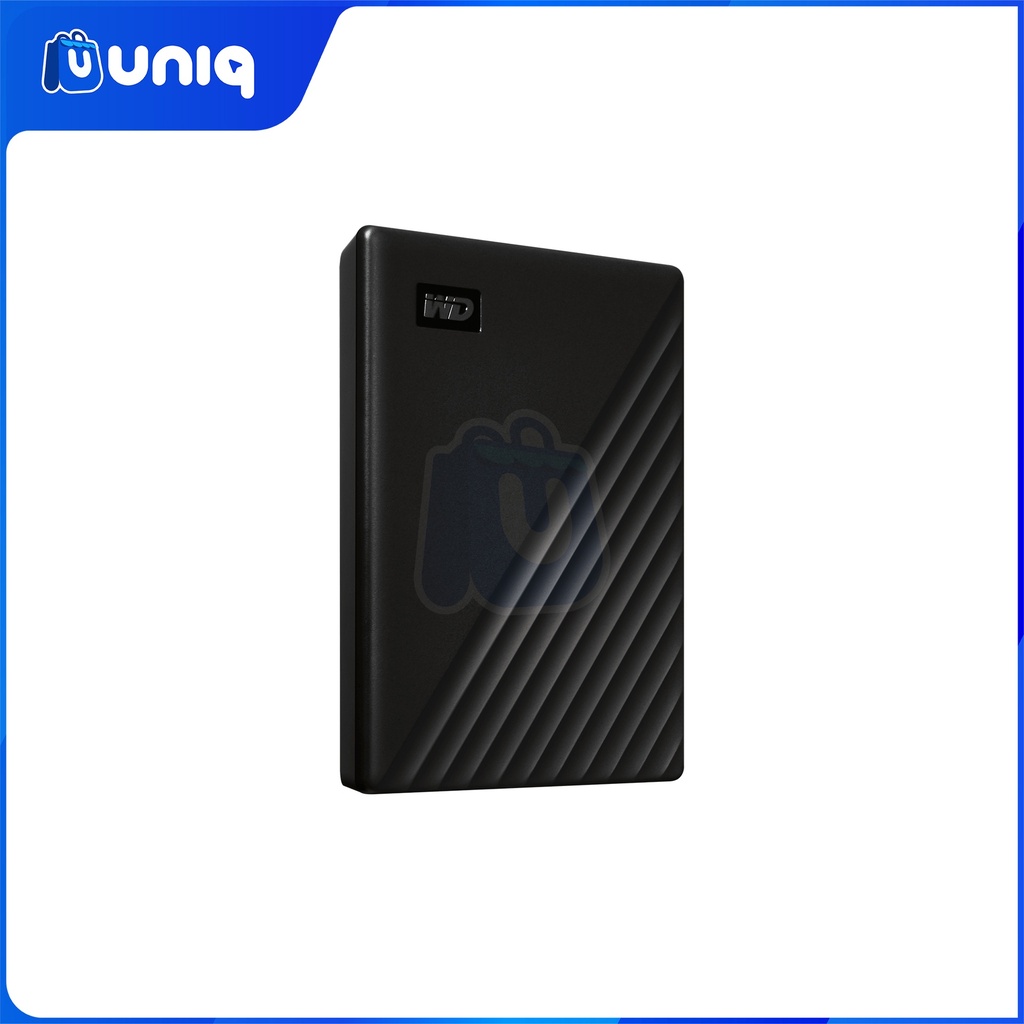 WD My Passport 2TB (Black) Portable Hard Drive with FREE WD Soft Pouch