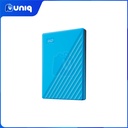 WD My Passport 2TB (Blue) Portable Hard Drive with FREE WD Soft Pouch